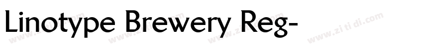 Linotype Brewery Reg字体转换